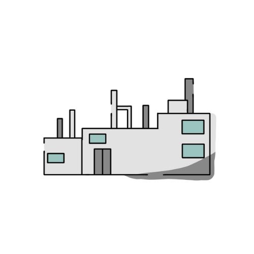 工場のイラスト